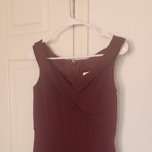 JB P226009 Simple Soft Crepe Long Bridesmaid Dress with Portrait Neckline 16 - Picture 4 of 11